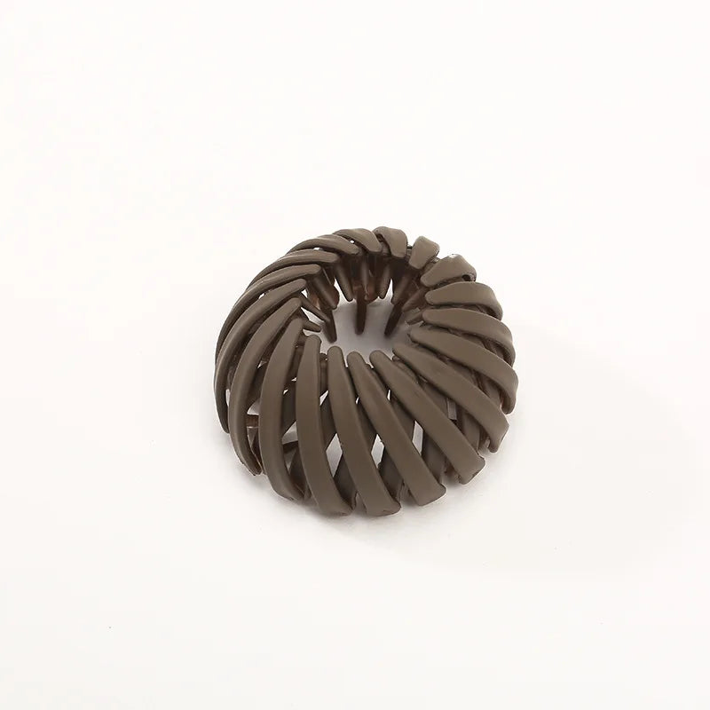 Women Ponytail Hair Rings Clips Bird Nest Shaped Hair Hairpin Simple Magic Lazy Braider Tool Hair Styling Accessories