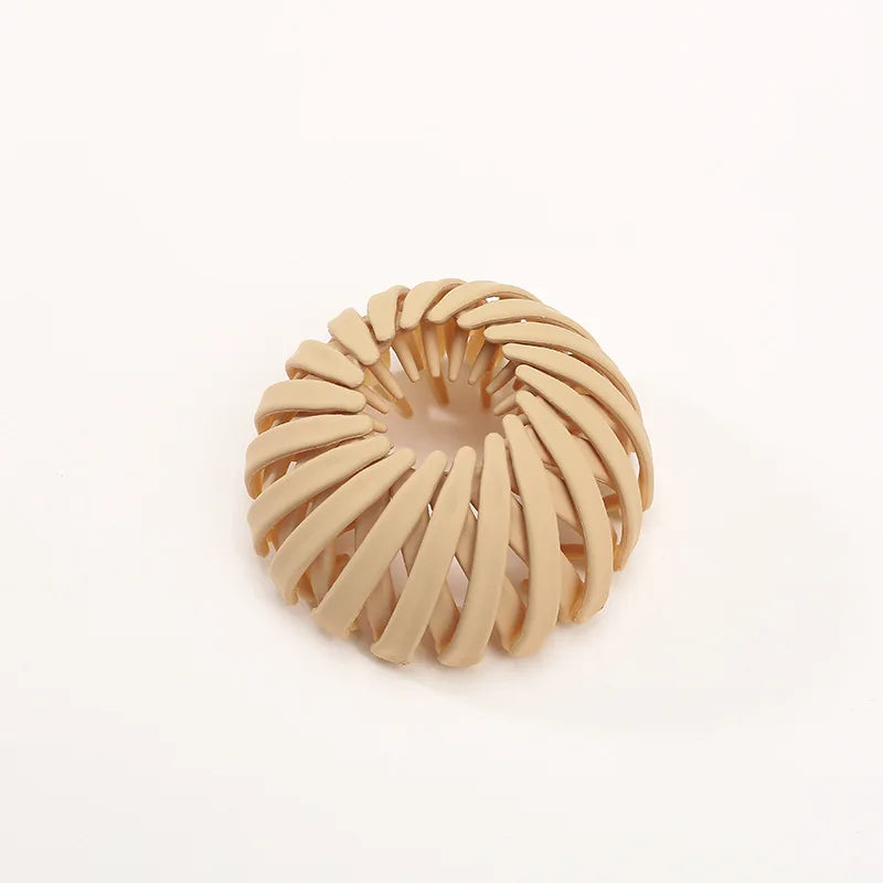 Women Ponytail Hair Rings Clips Bird Nest Shaped Hair Hairpin Simple Magic Lazy Braider Tool Hair Styling Accessories