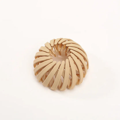 Women Ponytail Hair Rings Clips Bird Nest Shaped Hair Hairpin Simple Magic Lazy Braider Tool Hair Styling Accessories