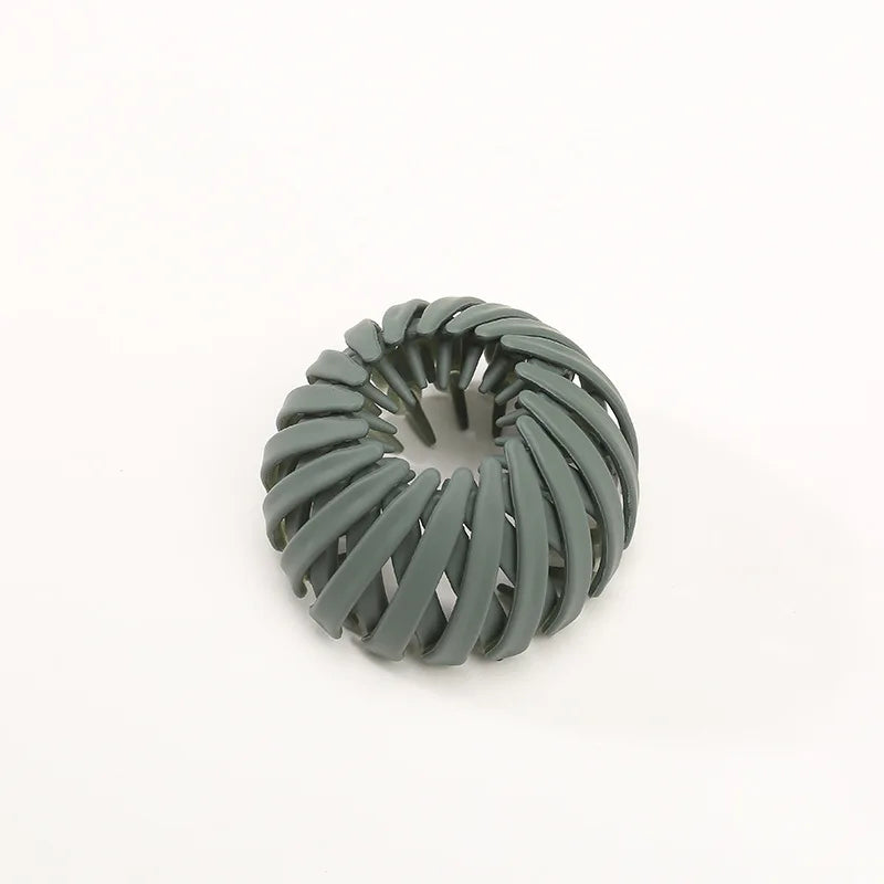 Women Ponytail Hair Rings Clips Bird Nest Shaped Hair Hairpin Simple Magic Lazy Braider Tool Hair Styling Accessories
