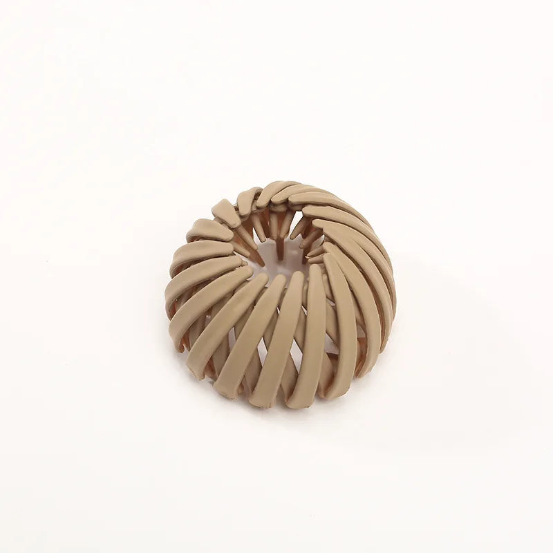 Women Ponytail Hair Rings Clips Bird Nest Shaped Hair Hairpin Simple Magic Lazy Braider Tool Hair Styling Accessories