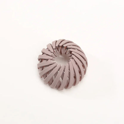 Women Ponytail Hair Rings Clips Bird Nest Shaped Hair Hairpin Simple Magic Lazy Braider Tool Hair Styling Accessories
