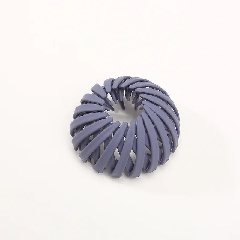 Women Ponytail Hair Rings Clips Bird Nest Shaped Hair Hairpin Simple Magic Lazy Braider Tool Hair Styling Accessories